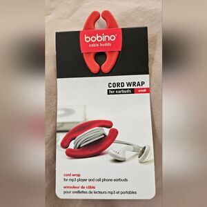 NWT Bobino Cable Buddy Cord Wrap — Red